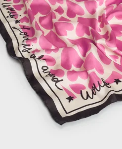 Chapeaux Et Echarpes^WOUF Foulard Amour Rose