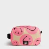 Trousses De Toilette^WOUF Grande Trousse De Toilette Rose Smiley® Smiley Rose