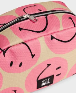 Trousses De Toilette^WOUF Grande Trousse De Toilette Rose Smiley® Smiley Rose