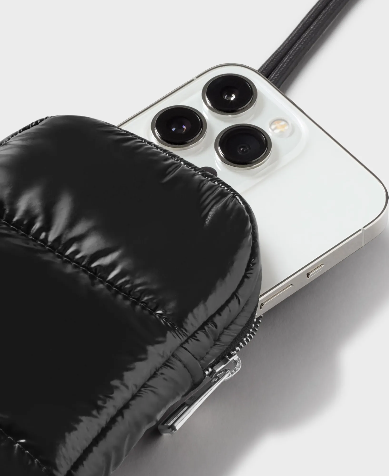 Sacs Pour Téléphone^WOUF Sac A Bandoulière Pour Téléphone Noir Brillant