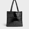 Sacs Fourre-Tout^WOUF Sac A Main Noir Brillant