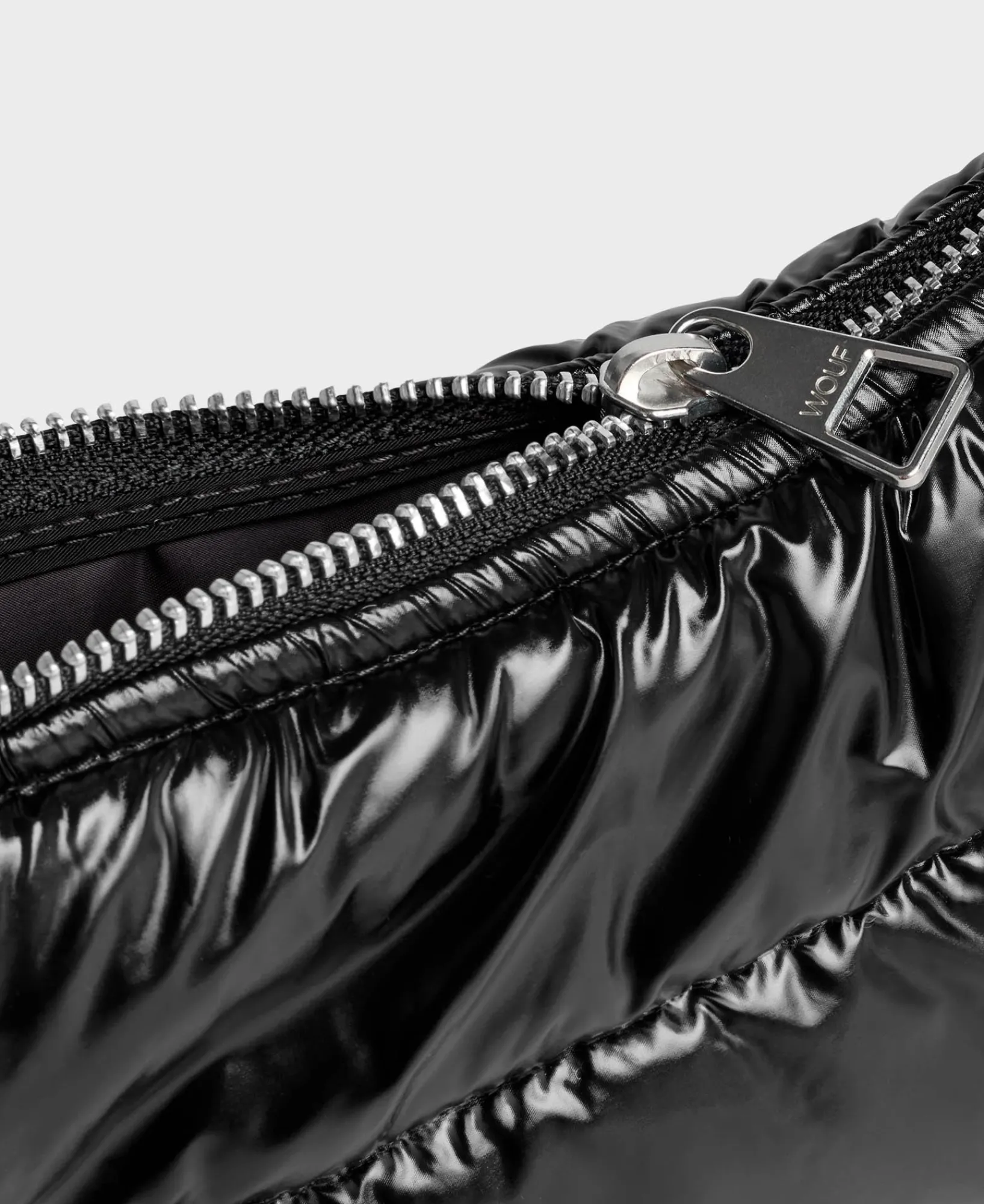 Sacs De Taille^WOUF Sac Bandoulière Noir Brillant