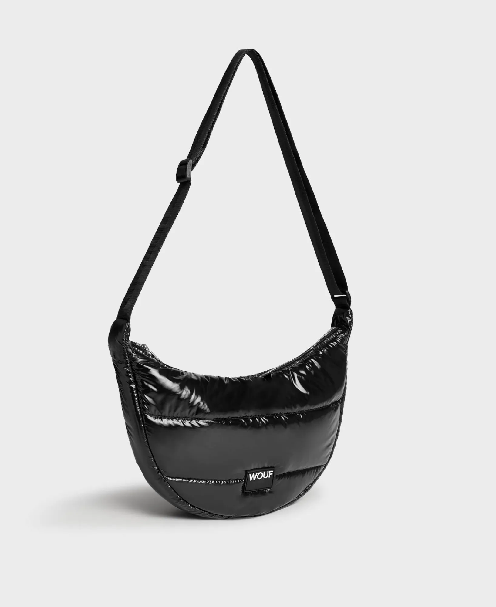 Sacs De Taille^WOUF Sac Bandoulière Noir Brillant
