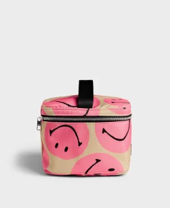 Sacs De Vanite^WOUF Trousse De Toilette Rose Smiley® Smiley Rose